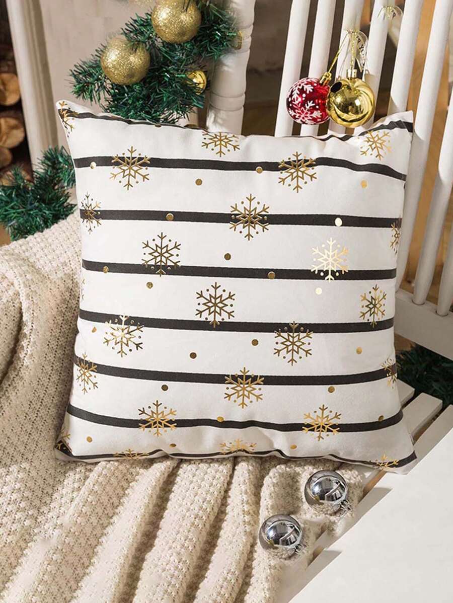 1pc Geometric Tufted Cushion Cover Without Filler,  Throw Pillow Case For Sofa