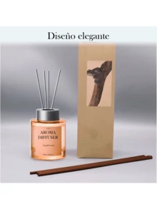 Set De Jardín Moderno Sin Llama Para Aromaterapia  Ambientador Romántico Para El Hogar, Oficina y Cualquier Espacio 100ml - Sándalo - Ver 7
