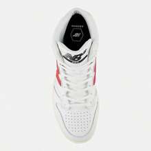 New Balance NB Numeric 480 High - White with Red - View 5