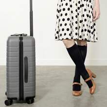 VIM & VIGR 1 Pack Moisture Wicking Nylon Graduated Compression Socks | 15-20 MmHg (Navy) - Fast Shipping And Quick Delivery - Black - View 5