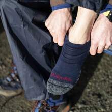Bridgedale Mens Hiking Lightweight Merino Wool Performance Boot Socks (Black) - Fast Shipping And Quick Delivery - Navy Blue - View 5