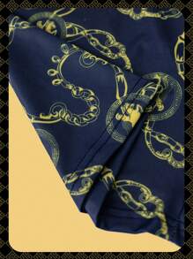 4pcs Black & Gold Luxury Silk Boxers For Men - Black - View 8