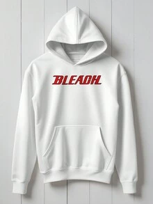 Blouse Sweatshirt Bleach Kenpachi Zaraki Anime KANGAROU 1224 Flow Fx - trắng - Xem 2