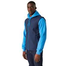 Regatta Mens Navigate Softshell 2 Layer Body Warmer (Navy/French Blue) - Navy Blue - View 3
