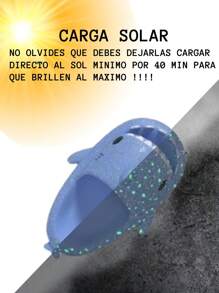 Sandalia Chancla Infantil Tiburon Flourecente Brillantes Niños - Amarillo - Ver 2
