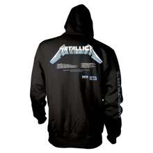 Metallica Unisex Adult Master Of Puppets Tracks Hoodie (Black)