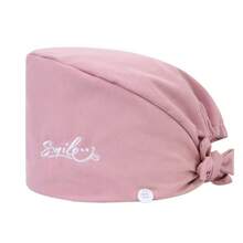 1 pezzo Cappellino da lavoro Premium con ricamo "Smile" per donne, adatto per infermiere, estetiste, addetti alle pulizie e altri fornitori di servizi medici/domestici, Ognissanti - Multicolore - Visualizzare 16