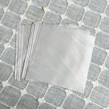 paquete de 3 piezas/5 piezas de paños de limpieza cuadrados de microfibra gris a granel, paños suaves para pulir lentes, limpiador de pantallas para gafas de teléfono/ordenador, accesorios para mujeres