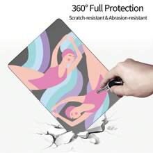 Gymnastic Game Icon Laptop Case For  Air Pro 13.3 13.6 14.2 15.3 16.2 Inch M1 M2 M3 Pro/Max Chip 2016 2017 2018 2019 2020 2021 2022 2023 2024 A1392 A2179 A2337 M1 M2, A2681 M2 M3, A2338 A2289 A2251 A2159 A1989 A1706 A1708, A2779 A2442 A2918 A2992, A2941, A2780 A2485 A2991, Plastic Hard Shell Protective Case & Polishing Cloth & Keyboard Cover & Camera Cover - Mocha Brown - View 4