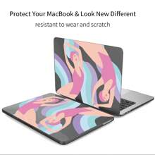 Gymnastic Game Icon Laptop Case For  Air Pro 13.3 13.6 14.2 15.3 16.2 Inch M1 M2 M3 Pro/Max Chip 2016 2017 2018 2019 2020 2021 2022 2023 2024 A1392 A2179 A2337 M1 M2, A2681 M2 M3, A2338 A2289 A2251 A2159 A1989 A1706 A1708, A2779 A2442 A2918 A2992, A2941, A2780 A2485 A2991, Plastic Hard Shell Protective Case & Polishing Cloth & Keyboard Cover & Camera Cover - Mocha Brown - View 5