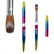 Acryl Nagelbürste 3d Reine Handgefertigte Nagelbürsten Für Acryl Anwendung Professionelle Nagelkunstbürste Nageldetailierungsbürste, Schminkpinsel