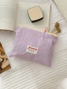 1 pieza Bolsa de maquillaje tipo macaron, bolsa portátil para el almacenamiento de compresas higiénicas, bolsa de almacenamiento, bolsa de cambio para decoración del hogar, viajes, almacenamiento, bolsa de maquillaje, estuche de cosméticos, organizador de viaje, organizador de maquillaje de gran capacidad, para lápiz de labios, pinceles, cuidado de la piel, teléfono móvil, monedas, artículos pequeños, para el hogar, regalo, vacaciones y festivales de Halloween y Navidad, de uso multifuncional, con estilo bohemio, para vacaciones en la playa, colección de baño, colección de dormitorio, de gran capacidad