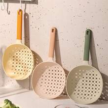 2 件/套厨房工具套装：开槽意大利面服务勺、蔬菜过滤器、塑料滤锅、食物勺、用于过滤、烹饪和上菜、厨房小工具 - 彩色 - 查看 2
