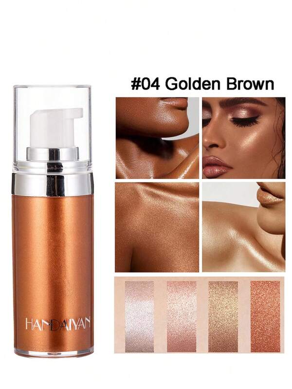 HANDAIYAN Lotion corporelle highlighter, sérum éclaircissant, liquide highlighter naturel, convient pour l'été, la plage, les fêtes de piscine, les voyages, Halloween, cadeaux de Noël