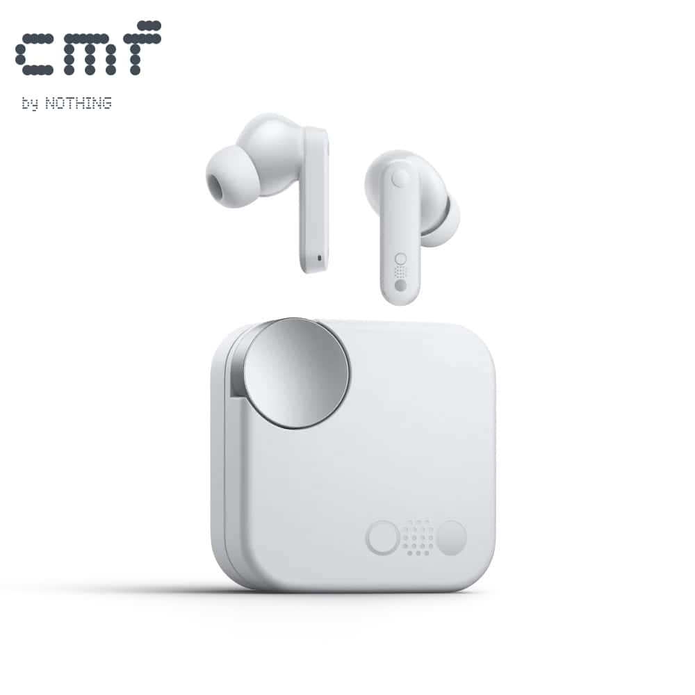 Nothing Auriculares inalámbricos CMF by Nothing, color gris claro, Bluetooth 5.3, cancelación de ruido ANC 42dB, controlador de 12,4 mm, audio Dirac HD, autonomía de 35,5 horas, 4 micrófonos HD, conexión a dos dispositivos, modo de baja latencia, emparejamiento rápido, control mediante la aplicación Nothing X, compatibles con iOS y Android