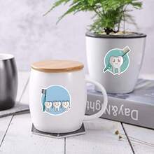 50 张可爱牙齿贴纸包 | 乙烯基美学贴纸，适用于剪贴簿、日记、笔记本电脑、保险杠、滑板、水瓶、电脑、电话、卡通、安全帽、汽车贴纸 - 彩色 - 查看 7