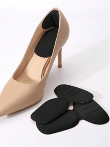 QKC 1 Pair Heel Grips Liner Cushions Inserts For Loose Shoes, Heel Pads Snugs For Shoe Too Big Men Women, Filler Improved Shoe Fit And Comfort, Prevent Heel Slip And Blister For Women High Heels Women Pumps And Men Sneakers Shoes Summer