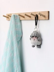 1pc No Drill Wall Mounted Hanger Hook For Bedroom, Kitchen, Bathroom, Entryway - Wall Clothes Hook