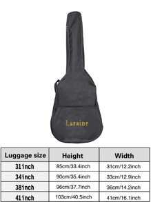 1pc Customized 31-41inch Guitar Bag Acoustic Guitar Case Personalized Custom Name In 4 Fonts Pattern Guitar Storage Bag Shoulder Bag Guitar Backpack Adjustable Shoulder Strap Guitar Case Double Straps Acoustic Guitar Gig Bag Gig Backpack Guitar Accessories, Portable, Multifunction, Large Capacity, Versatile, Practical, All-Purpose, Colorful, Vintage, Cute, Adorable, Contracted, Kawaii, Funny, Basics, Custom, Personalized, Unique, Customized, Girlfriend, Boyfriend, Family, Friends, For Outdoors/Outings/Travel/Hiking/Stadium/Sports/Climbing, For Business/Commute/Work/Office, Beach Bag, School Supplies, Back To School, School Gift, For Office, For School, For Classroom, For Teacher Gifts, For University, For Colleague, For Dorm Rooms, For Teacher, For Boys And Girls, For Teenagers, Junior High School Students, Middle School Students, High School Senior High School Students, College Students, University Students, Freshman, Sophomore, Underclassmen