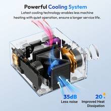 XGODY Android Projector Smart 18000 Lumen 5G WiFi Bluetooth UHD 4K Home Theater - UK Plug(220-240V) - View 6