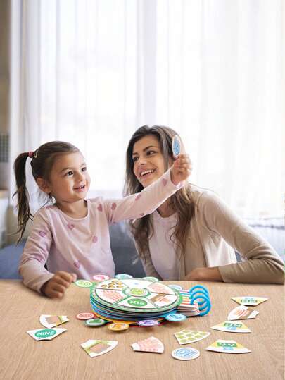 1 件装数字时钟安静粘贴书认知板教材早教材料包