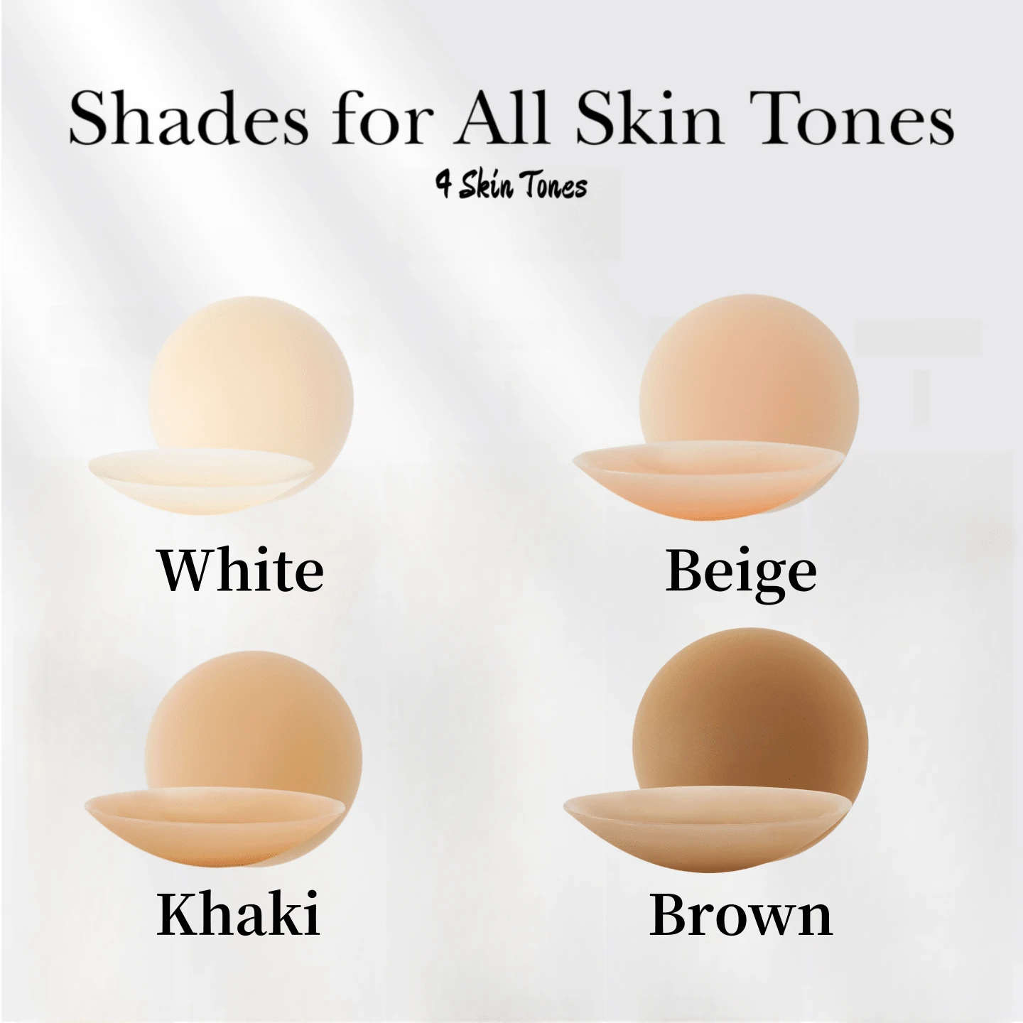 Sticky Nipple Covers For Women – Reusable Silicone Pasties, Invisible Under Clothes
