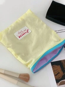 1 pieza Bolsa de maquillaje tipo macaron, bolsa portátil para el almacenamiento de compresas higiénicas, bolsa de almacenamiento, bolsa de cambio para decoración del hogar, viajes, almacenamiento, bolsa de maquillaje, estuche de cosméticos, organizador de viaje, organizador de maquillaje de gran capacidad, para lápiz de labios, pinceles, cuidado de la piel, teléfono móvil, monedas, artículos pequeños, para el hogar, regalo, vacaciones y festivales de Halloween y Navidad, de uso multifuncional, con estilo bohemio, para vacaciones en la playa, colección de baño, colección de dormitorio, de gran capacidad