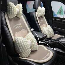 Easypie Selection 蜂巢可爱布朗熊汽车坐垫透气通风车内夏季凉垫卡通四季通用汽车座垫