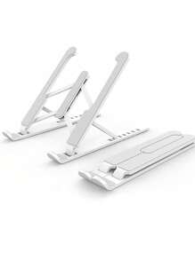 Soporte del ordenador portátil diseño de enfriamiento de la plataforma portátil soporte plegable soporte ajustable de altura soporte del ordenador portátil