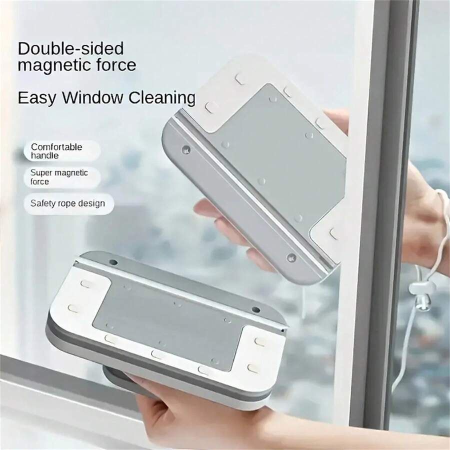 HighRise Window Cleaner Double Sided Glass Wiper, Powerful