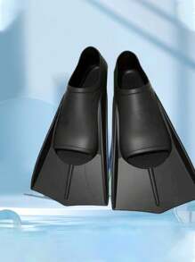 Pinne in silicone per il nuoto, pinne corte per lo snorkeling, il freediving, lo scuba, attrezzatura da allenamento per il nuoto per uomini e donne