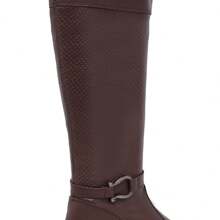 Women Fashion Boots - Brown - View 7