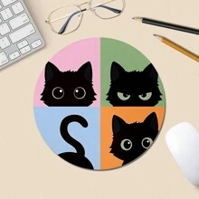 Mouse Pad Fofo com Base de Borracha Antiderrapante, Mouse Pad Engraçado Adequado para Mouse Sem Fio de Computador de Mesa, Escritório e Laptop, Decoração de Escritório Doméstico, Acessórios de Escritório Adoráveis como Presente para Mulheres e Meninas