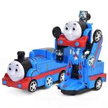 Thomas Robot Train Transformes 2 In 1 Blue Bate Volta Light Sound - Màu xanh lam - Xem 6