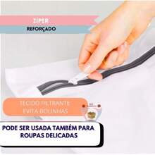 Sacos Para Lavar Roupas  Protetor De Lingerie Roupa Íntima Tecido Delicado Tela Papa Bolinha  P Ou M Ou G