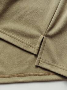 Women's 2-Piece Autumnwear Thickened Fleece Elegant Silhouette Outerwear Set (Long Sleeve Top And Pants)