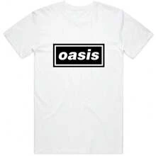 Oasis | Official Band T-Shirt | Decca Logo | SHIPPED IN 24 HOURS - White - View 1
