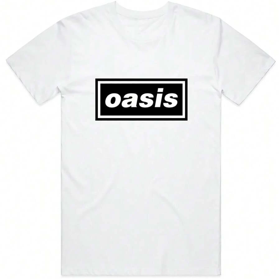 Oasis | Official Band T-Shirt | Decca Logo | SHIPPED IN 24 HOURS - White - View 1