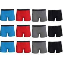 Fruit Of The Loom 12-Pack Comfort Stretch Short Leg Men's Cotton Spandex Performance Boxer Briefs