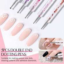 31pcs Professional Nail Art Brush Set - 3D Builder Gel Brush, Acrylic Drawing Pen, Salon-Quality Design Tools For Home Manicure And Salon Use