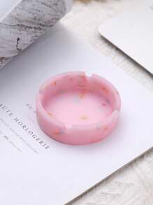 1入組矽膠創意夜光亞克力煙灰缸 - 粉色 - 查看 3