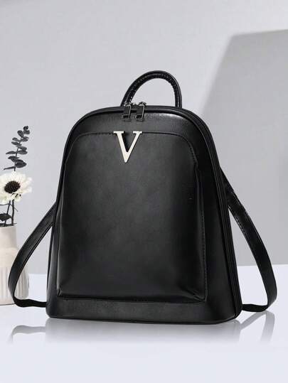 High-End Backpack 2024 New Niche Versatile Fashionable Leisure Travel Bag Large Capacity Retro Ladies Commuter Backpack Oil Wax Leather School Bag