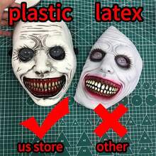 1pc Scary Zombie Mask For Men - Perfect For Halloween And Cosplay, Realistic Demon Look, Durable Plastic Material - Multicolor - View 6