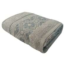 Half Bath Towel, Various Colors, 140x70cm - 400gr Soft And Absorbent - Grey - View 2