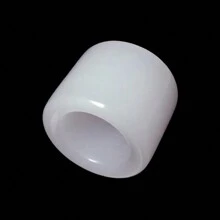 1pc Natural Jade Thumb Ring, Gemstone Finger, A Variety Of Styles And Colors Can Be Selected, Handmade Unique Wide Ring, Universal Ring Diameter, Amulet Ring, Male Ring, Gift For Husband. - A - View 5