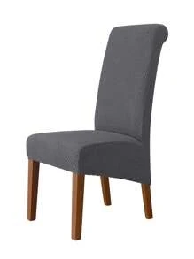 XL Dining Chair Covers Stretch Jacquard High Back Elastic Chairs Slipcovers For Living Room Kitchen Machine Washable