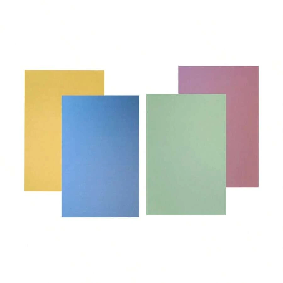 Cartulina De Colores Pastel 50 x 65cm Paquete 25 hojas 4 colores - Multicolor - Ver 1