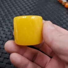 1pc Natural Jade Thumb Ring, Gemstone Finger, A Variety Of Styles And Colors Can Be Selected, Handmade Unique Wide Ring, Universal Ring Diameter, Amulet Ring, Male Ring, Gift For Husband.
