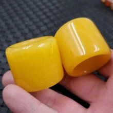 1pc Natural Jade Thumb Ring, Gemstone Finger, A Variety Of Styles And Colors Can Be Selected, Handmade Unique Wide Ring, Universal Ring Diameter, Amulet Ring, Male Ring, Gift For Husband.
