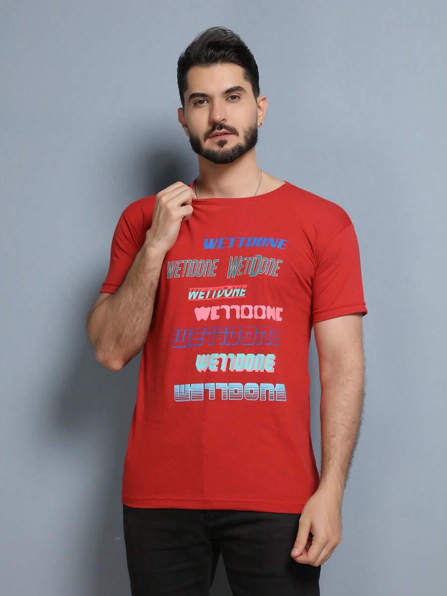 Camiseta Masculina Manga Curta Malha 30.1 Algodão